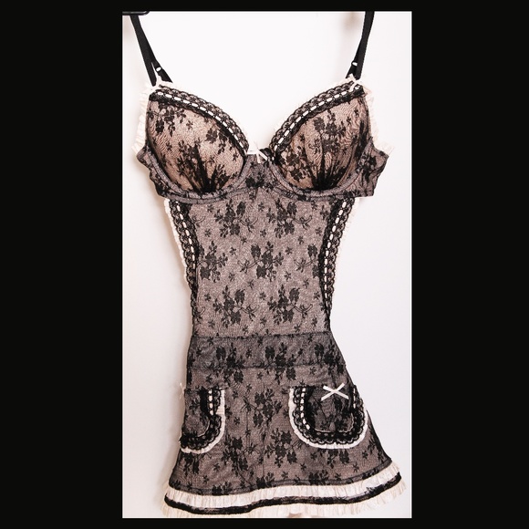 Victoria's Secret Other - Victoria's Secret French Maid Lace Babydoll